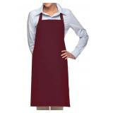 Superior Style Workwear Burgundy Apron Set of 6