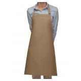 Daystar Apparel Khaki Cotton Apron Set of 3