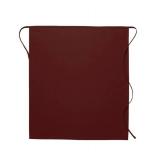 Burgundy Poly-Cotton Apron Set of 5