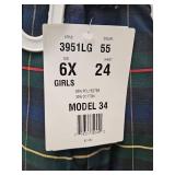 Becky Thatcher Girls Plaid School Skirt Size 6X