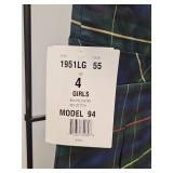 Vintage Becky Thatcher Girls Plaid Jumper Dress