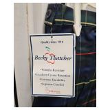 Vintage Becky Thatcher Plaid School Uniform Skirt
