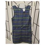 Vintage Becky Thatcher Plaid School Uniform Jumper