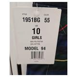 Vintage Becky Thatcher Plaid School Uniform Jumper