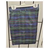 Royal Park Plaid Uniform Shorts Size 14
