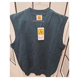 New A+ Brand Green Sleeveless Sweater Vest