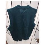 New A+ Brand Green Sleeveless Sweater Vest