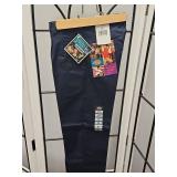 Dickies Kids Navy Blue Reinforced Knee Pants Size 8 Reg