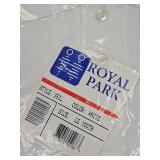 New Royal Park Youth White Polo Shirt with Scotchgard Large