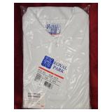 New Royal Park Youth Large White Polo Shirt with Scotchgard