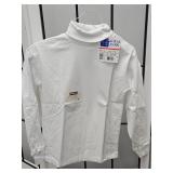New Royal Park White Turtleneck with Scotchgard Protection Youth Medium