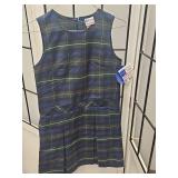 Royal Park Plaid Uniform Jumper Dress 12