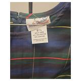 Becky Thatcher Plaid Jumper Dress 8.5