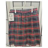 Becky Thatcher Girls Plaid School Uniform Skirt