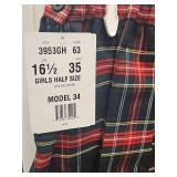 Becky Thatcher Girls Plaid School Uniform Skirt