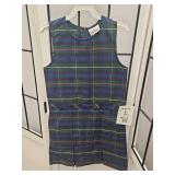 Becky Thatcher Girls Plaid Jumper Dress 8