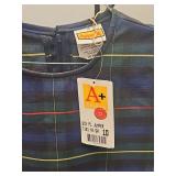 A+ Fabrics Plaid Jumper Dress