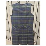 A+ Fabrics Plaid Jumper Dress