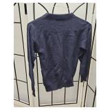 Andrew Rohan Navy Blue Knit Sweater