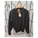 A+ Classic Black V-Neck Pullover Sweater