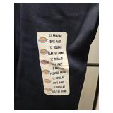 Dickies Boys Navy Blue Pleated Front Pants Size 12 Regular