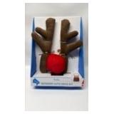 Rudolph Reindeer Plush with Red Nose and Bells