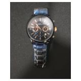 CRRJU Chronograph Watch with Black Dial