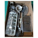 Kitchen Utensil Set with Graters and Measuring Cups