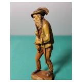 Vintage Schmid Linder, Alpine Man with Pipe. 6.5 Tall