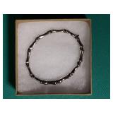 2 Silver Bracelets: Marked 925 & 999