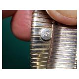 2 Silver Bracelets: Marked 925 & 999