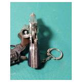 Vintage Western Style Cap Gun Keychain Set