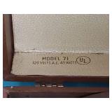 Vintage Decca Portable Record Player Model 71 (parts or repair)