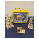 1980s Popples Lunchbox and Figurine Collection