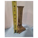 Tall Vintage Brass Column Candlestick Holder