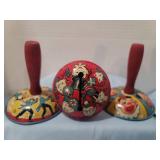 Vintage 1950s Metal Noise Maker Party Favors