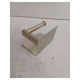 BWE Wall Mounted Stainless Steel Toilet Paper Holder Tissue Roll Holder Hanger with Phone Shelf in Brushed Gold