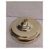 Gatco 22 inch Standing Toilet Tissue Holder, Polished Brass