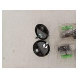 Baldwin 4000 1 inch Floor Mounted Dome Door Stop, 2 Pack