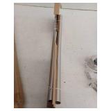 Zenna Home NeverRust Rustproof 40 in. Aluminum Dual Mount Curved Stall Shower Rod in Satin Nickel