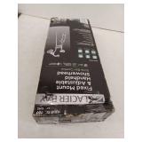 Wall Bar 6 -Spray Patterns with 1.8 GPM 4.5 in. Wall Mount Dual Shower Heads with Nail Glue Installation in Chome