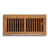 4 in. x 10 in. Oak Floor Diffuser
