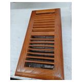 4 in. x 10 in. Oak Floor Diffuser