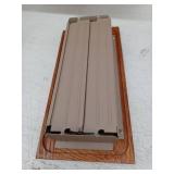 4 in. x 10 in. Oak Floor Diffuser