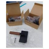 Sure-Loc AP100 Square Dummy Door Lever with Walnut Grip, Lot of 3