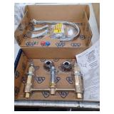 T And S Brass B-2866-05-Fc15 1.4 GPM 8  Concealed Deck Mounted Lavatory Faucet - Chrome