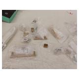 Miscellaneous Lot of Gold Toned Pulls and Knobs