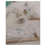 Miscellaneous Lot of Gold Toned Pulls and Knobs