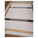 Modern Gold Square Wall Mirror