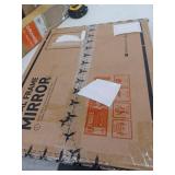 Modern Gold Square Wall Mirror